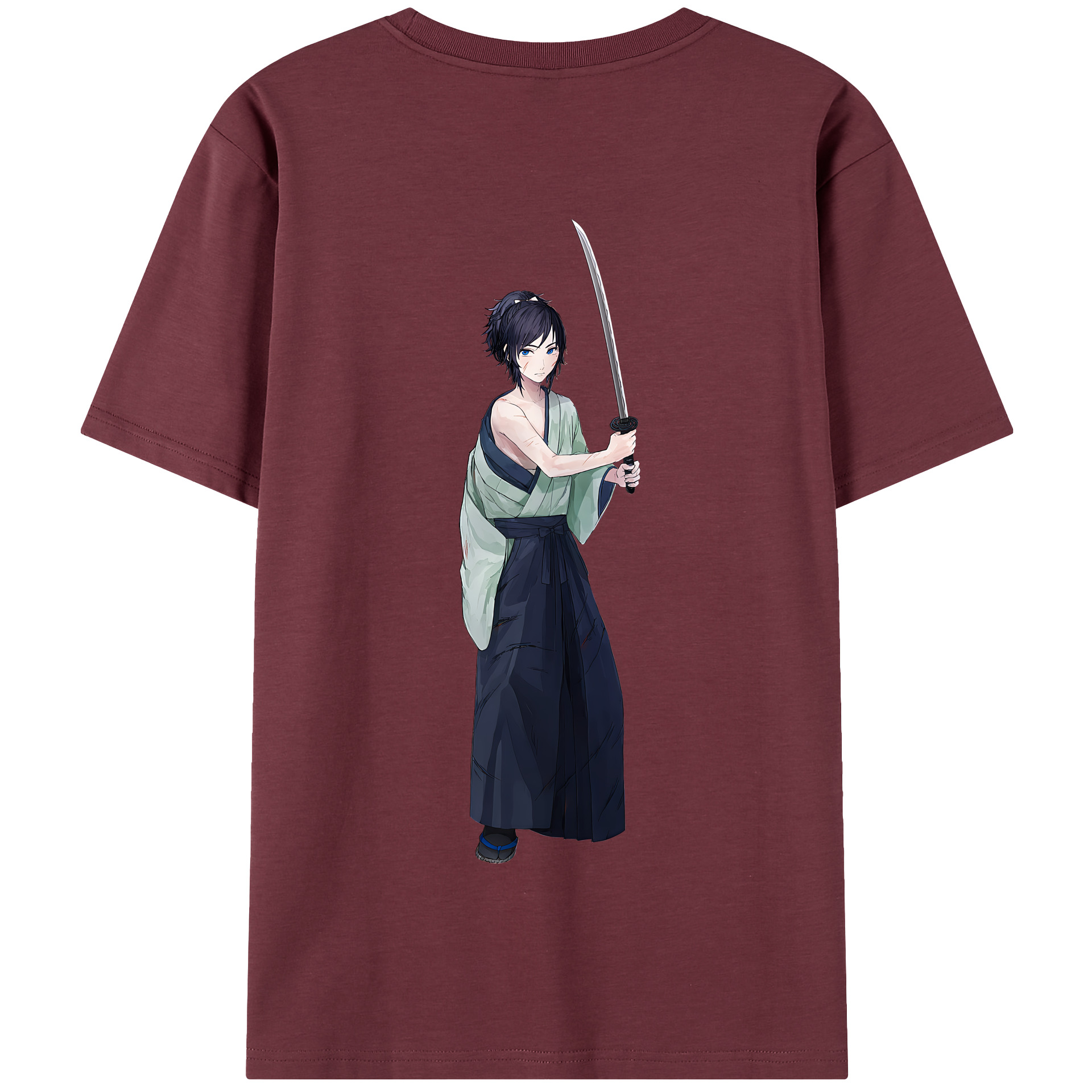 （画像用） 刀剣乱舞 Touken Ranbu 綿100％半袖Tシャツ（背面プリント）